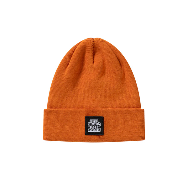 OG LABEL PATCHED BEANIE ORANGE