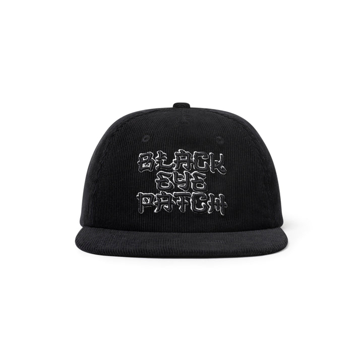 KANJI LOGO CORDUROY CAP BLACK