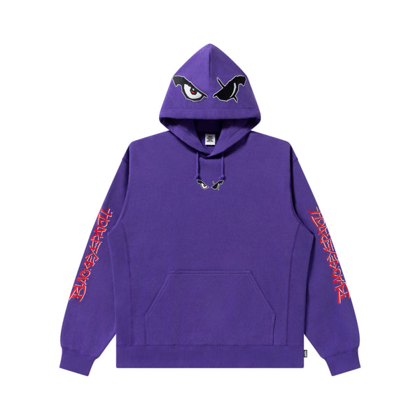 EVIL EYE LOGO HOODIE PURPLE