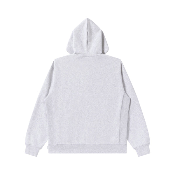 ADDRESS LABEL HOODIE ASH