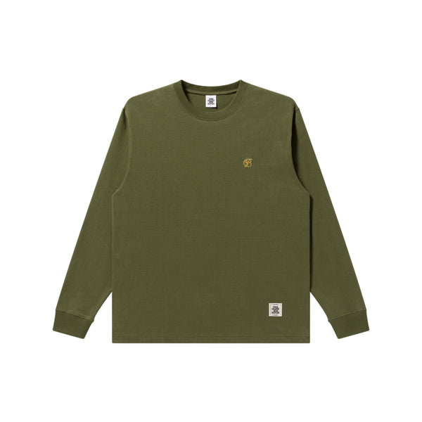 SMALL B EMBLEM L/S TEE OLIVE