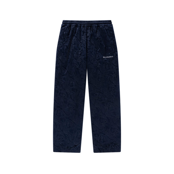 OE LOGO PAISLEY TRACK PANTS NAVY