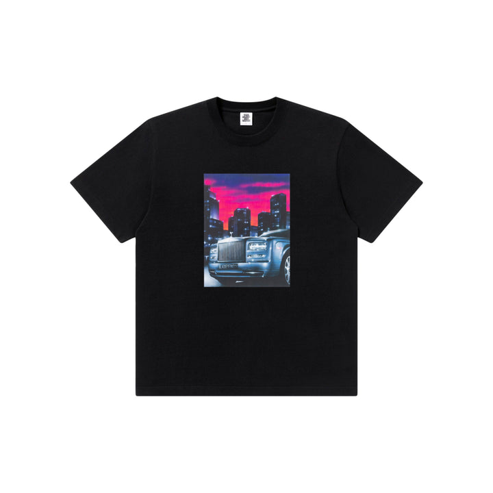 TUFF CITY ROLLER TEE BLACK
