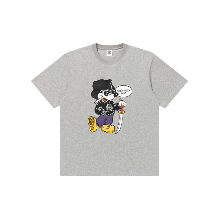 BOOTLEG RAT TEE HEATHER GRAY