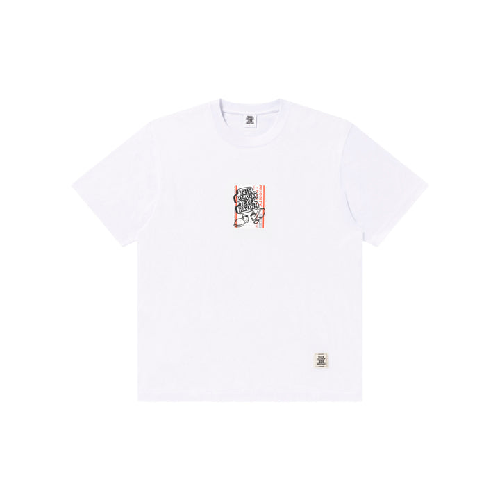 OG BOY PRIORITY LABEL TEE WHITE