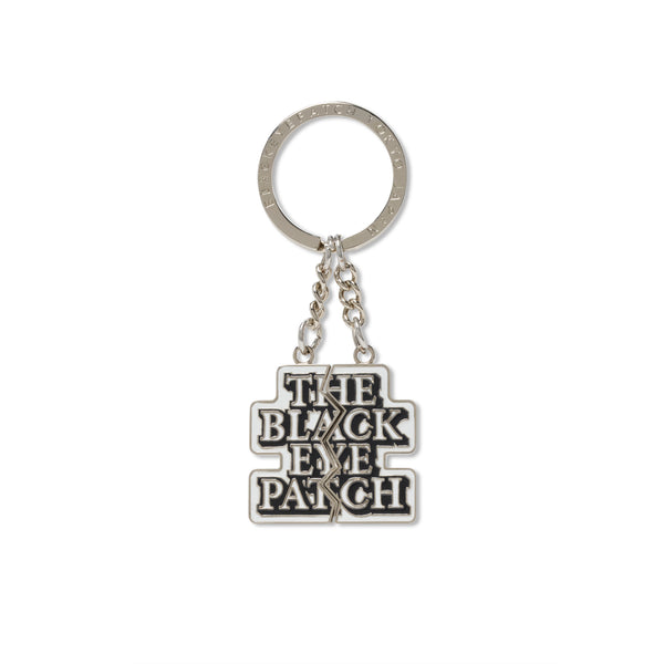 SPLIT OG LABEL PLATE KEYCHAIN SILVER