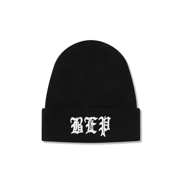 3 LETTER OE BEANIE BLACK