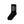 3 LETTER OE SOCKS BLACK
