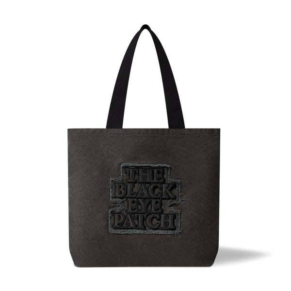 OG LABEL APPLIQUÉ LARGE TOTE BLACK