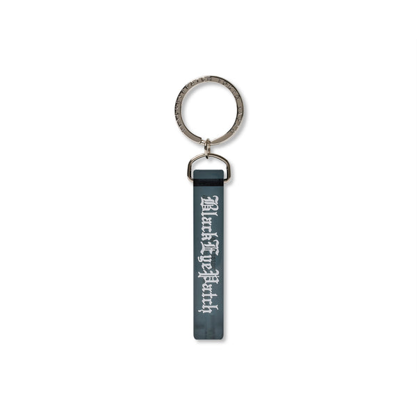 BLACKLETTER ACRYLIC HOTEL KEYCHAIN BLACK