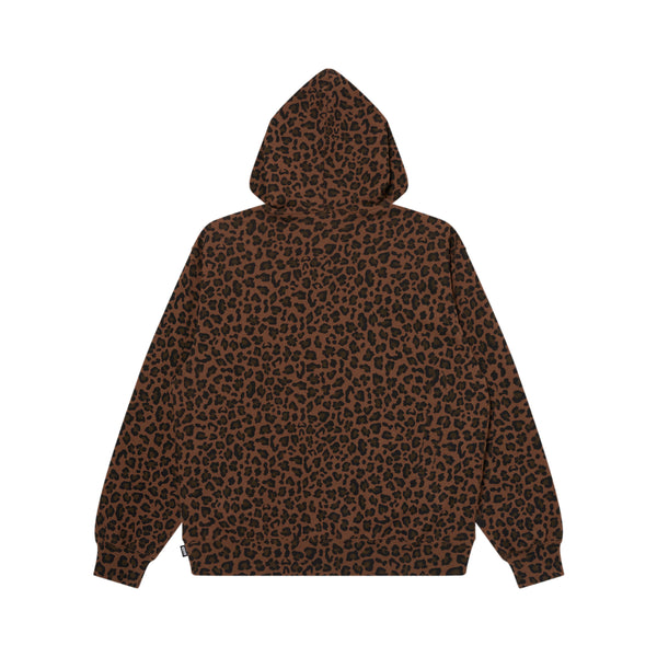 LEOPARD PATTERNED SMALL OG ZIP HOODIE