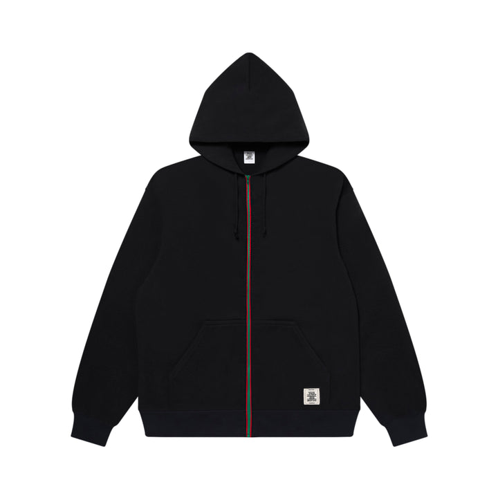BRAND ORIGIN COLORED ZIP HOODIE BLACK