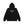 BRAND ORIGIN COLORED ZIP HOODIE BLACK
