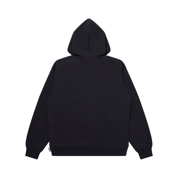 RHINESTONED HEARTBREAK LOGO HOODIE BLACK