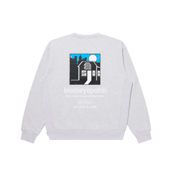 DESIGN STORE CREW SWEAT ASH