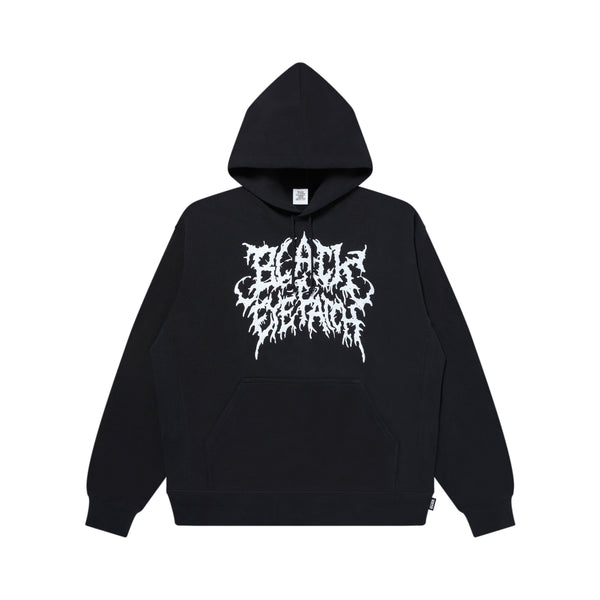 GRINDCORE LOGO HOODIE BLACK/WHITE