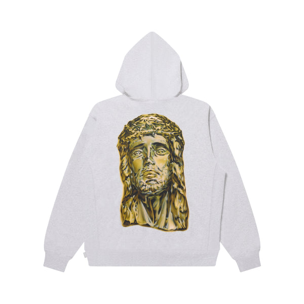 JESUS SAVES HOODIE ASH