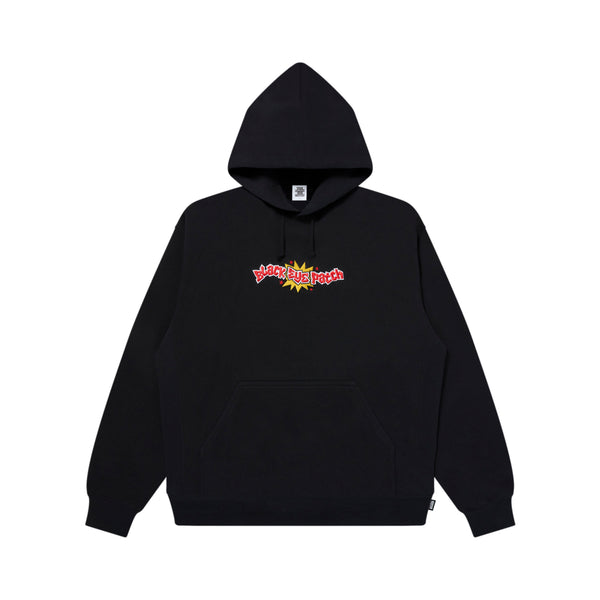 CRASH LOGO HOODIE BLACK