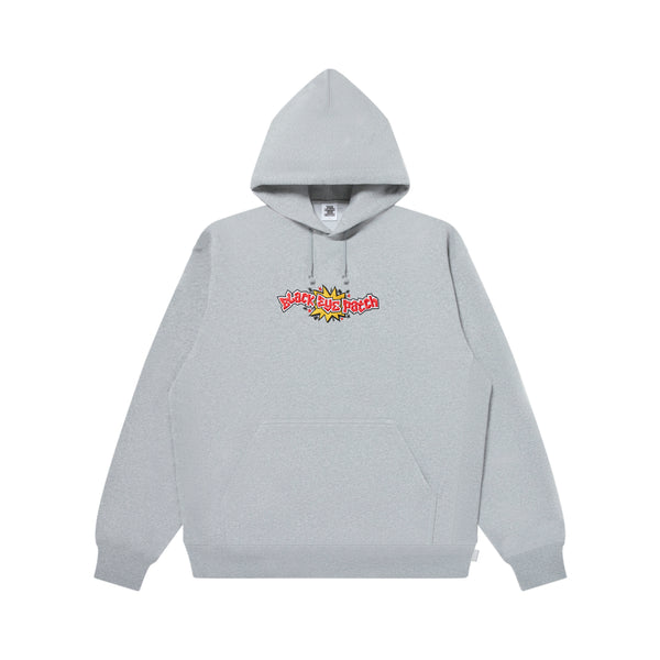 CRASH LOGO HOODIE HEATHER GRAY