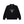 JPN FLAG EMBROIDERED HALF ZIP SWEAT BLACK