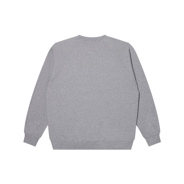 BOOTLEG RAT CREW SWEAT HEATHER GRAY