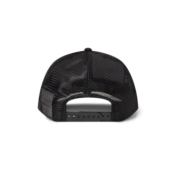 B EMBLEM NEW ERA MESH CAP BLACK