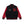 OE BIG B MELTON VARSITY JACKET BLACK/RED