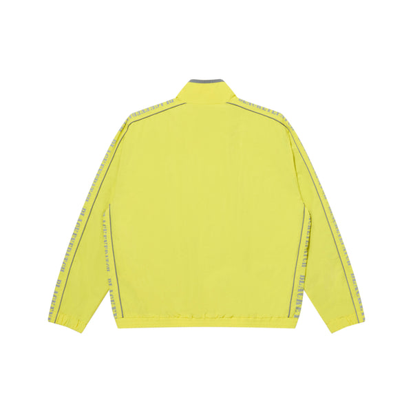 REFLECTIVE STENCIL LOGO TRACK JACKET YELLOW