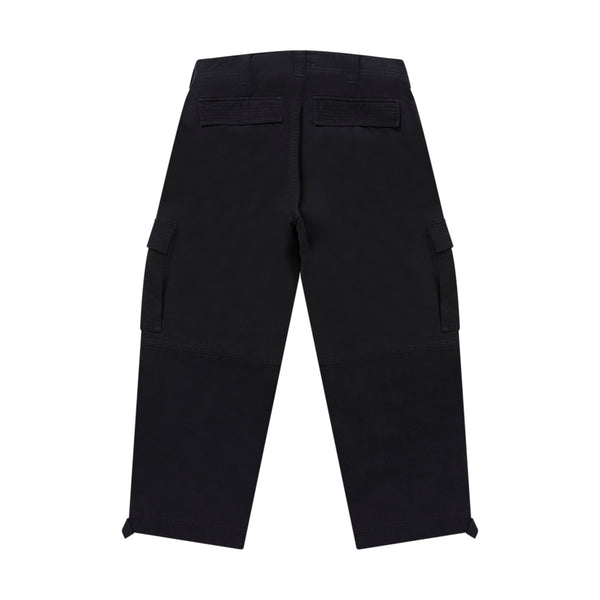OG LABEL WASHED CARGO PANTS BLACK