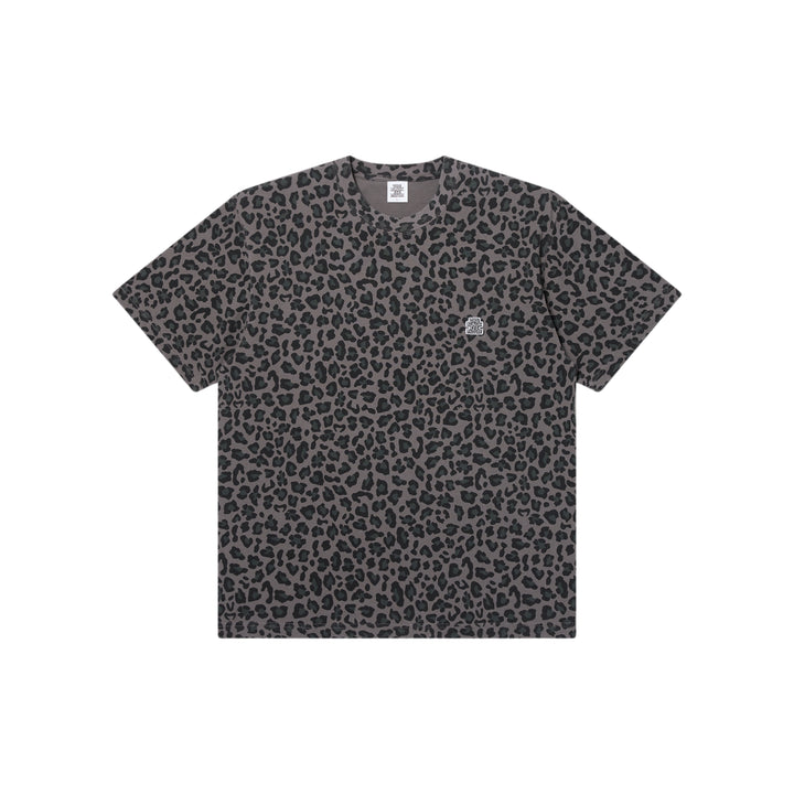 LEOPARD PATTERNED SMALL OG TEE BLACK