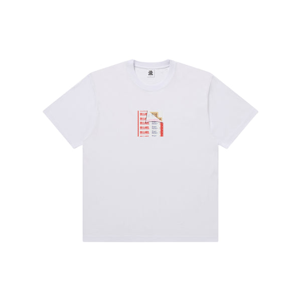 OG LABEL AID TEE WHITE