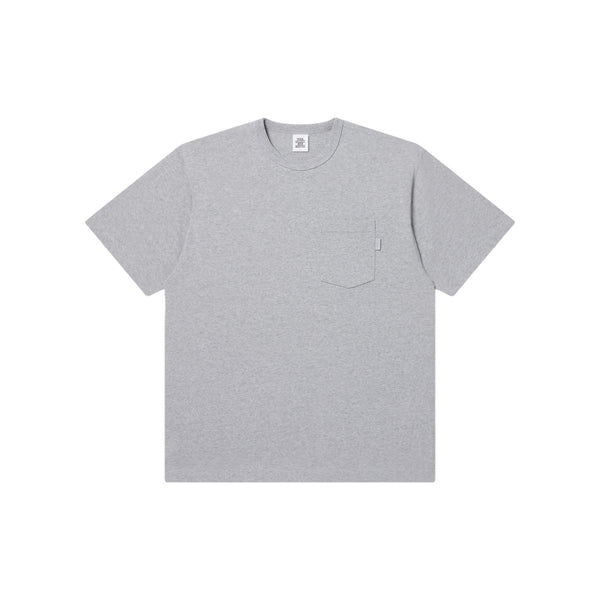 HWC HEAVYWEIGHT POCKET TEE HEATHER GRAY