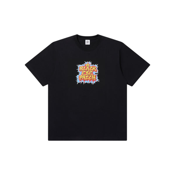 OLD SCHOOL LETTERS TEE BLACK
