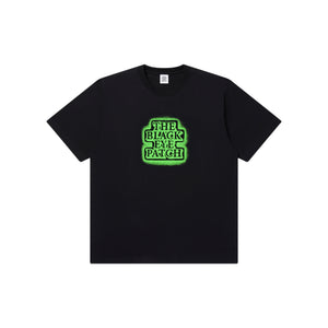 GLOW IN THE DARK SPRAYED OG LABEL TEE BLACK