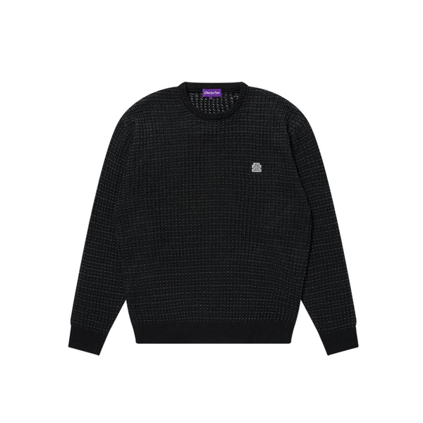 SMALL OG REFLECTIVE KNIT SWEATER BLACK