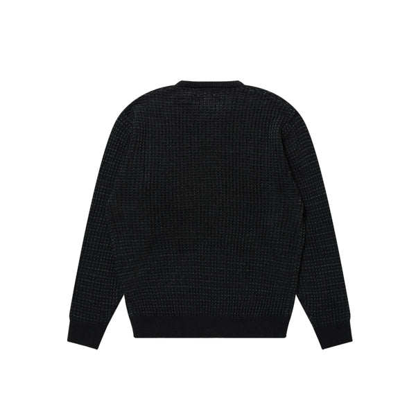 SMALL OG REFLECTIVE KNIT SWEATER BLACK