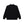 OE LOGO EMBROIDERED COLLARED ZIP KNIT BLACK