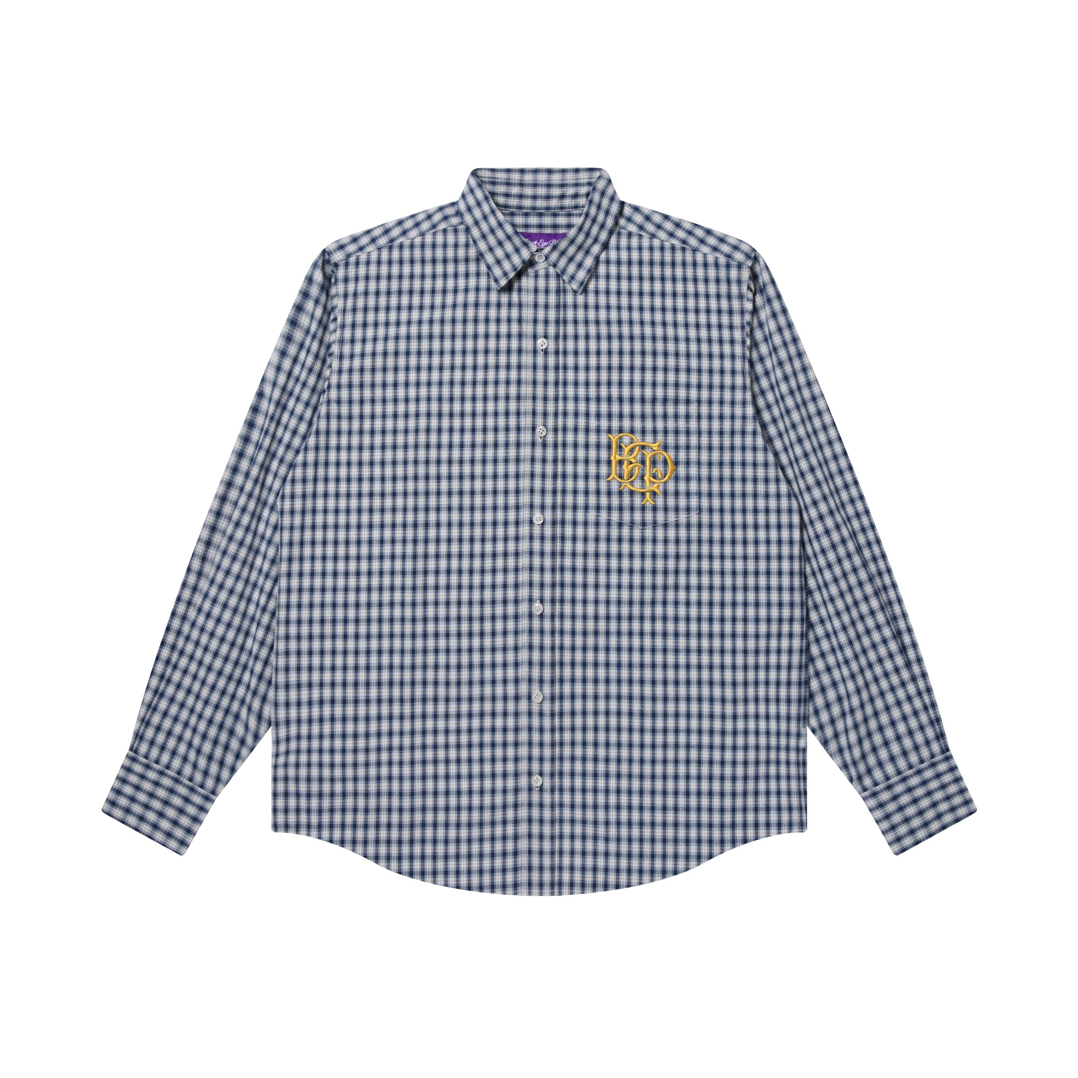 BLACK EYE PATCH ブラックアイパッチ 日本製 B EMBLEM FLANNEL SHIRTS エンブレム フランネルシャツ S ブラックウォッチ 長袖 チェック トップス【中古】【BLACK EYE PATCH】 BLACK EYE PATCH ブラックアイパッチ 日本製 B EMBLEM FLANNEL SHIRTS