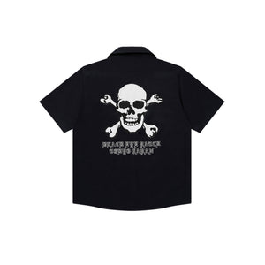 CROSSBONES S/S WORK SHIRT BLACK