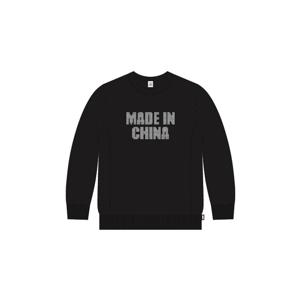 MADE IN CHINA CREW SWEAT BLACK
