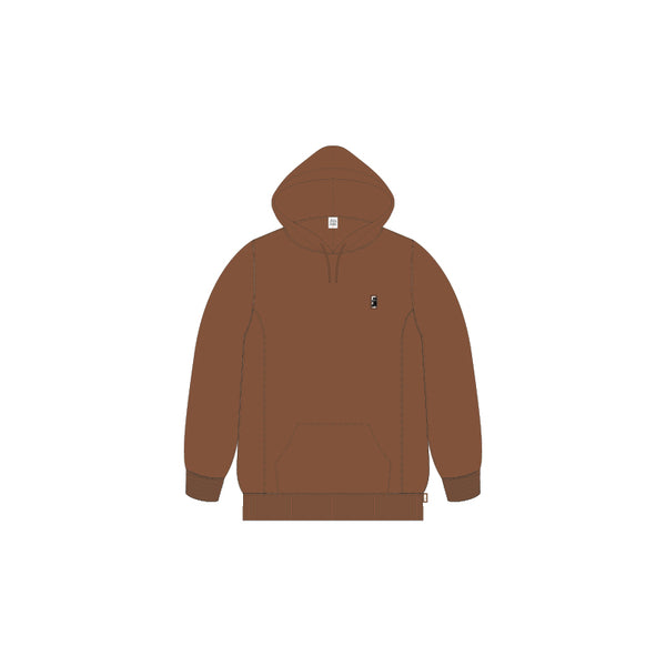 SMALL HWC HOODIE BROWN