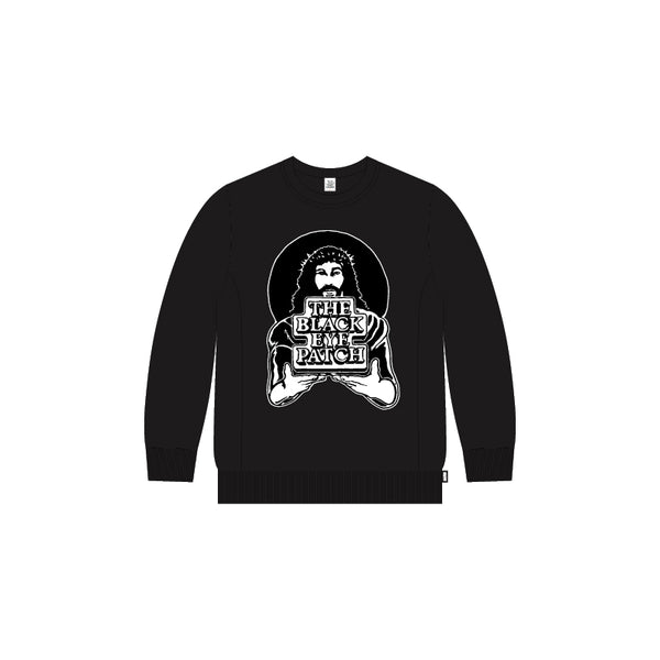 HOMEBOY JESUS CREW SWEAT BLACK