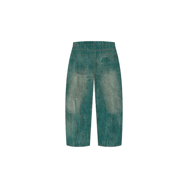 OG LABEL DENIM PATCHED BAGGY DENIM