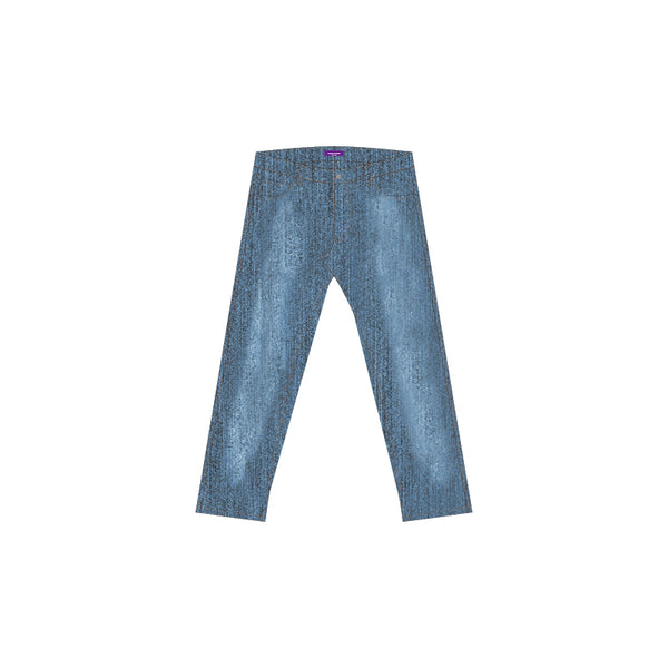 B EMBLEM SLIM FIT JEANS