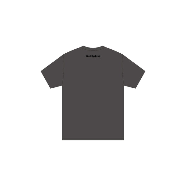 B PATCH WASHED TEE WASHED BLACK