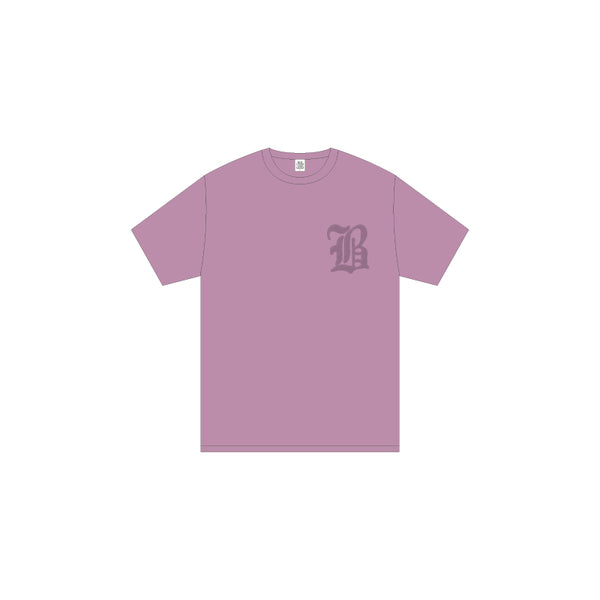 B PATCH WASHED TEE LAVENDER