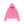 B Emblem Pile Zip Hoodie, Pink