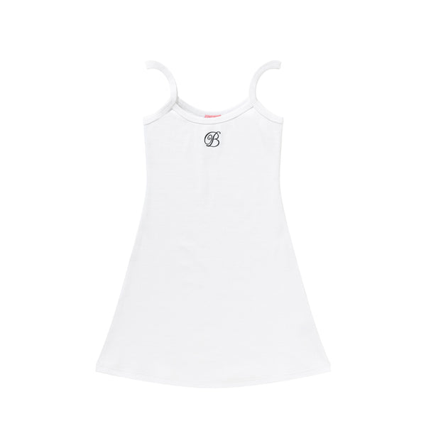 B EMBLEM ONEPIECE WHITE