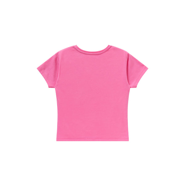 Bamboo Hoop Baby Tee (Pink)