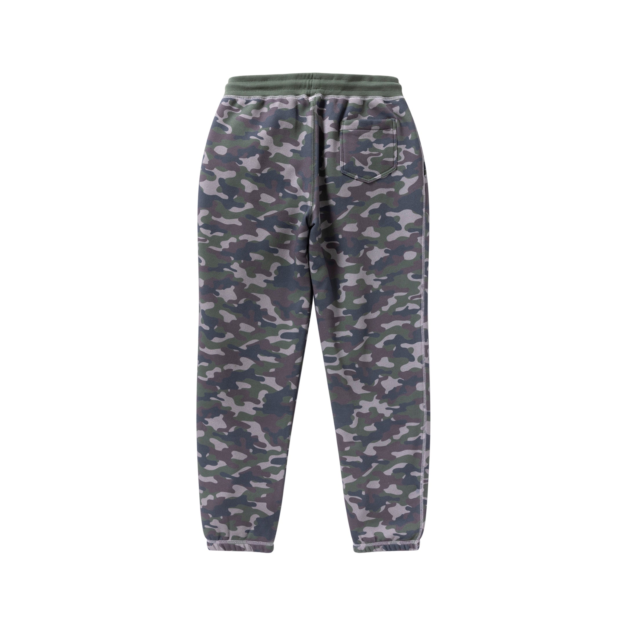 HWC FUR PATCHED DOUBLE STITCH SWEAT PANTS CAMO – BlackEyePatch